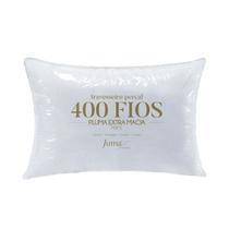 Travesseiro Prime Percal 400 Fios 100% Algodão Plumas - Juma