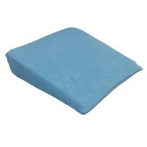 Travesseiro Rampa Bebe Anti Refluxo Azul Para Carrinho Melhor Respiração