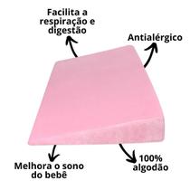 Travesseiro rampa de bebe antirrefluxo gravida recem nascido - MBBIMPORTS