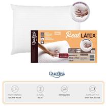 Travesseiro Real Latex Alto Duoflex - Fresco e Extremamente Confortável - Antiácaros - Fungos e Bactérias