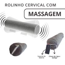 Travesseiro rolinho cervical com massagem Travesseiro rolinho cervical com massagem