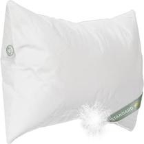 Travesseiro: roupa de cama East Coast, tamanho padrão, médio, 100% pluma de ganso Travesseiro: roupa de cama East Coast, tamanho padrão, médio, 100% pluma de ganso