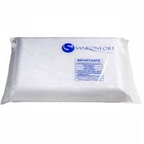 Travesseiro Sankonfort Luxo Antialérgico Algodão 60cm x 40cm Noites Tranquilas Antiácaro Confortável