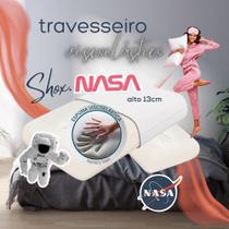 Travesseiro Shox Memory Foam Original Nasa Alto