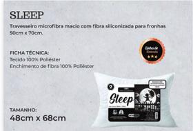 Travesseiro sleep fibra de silicone maskel