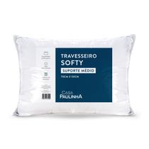 Travesseiro Softy Suporte Médio 70cm x 50cm 450gramas 1 Peça Travesseiro Softy Suporte Médio 70cm x 50cm 450gramas 1 Peça