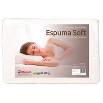 Travesseiro Sonofam De Espuma Soft Antialérgico 50x70cm