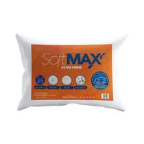 Travesseiro Suporte Extra Firme 100% Algodão Antialérgico Percal 200 Fios - Soft Max