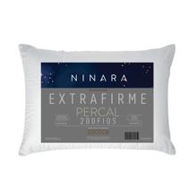 Travesseiro Suporte Extra Firme 50x70 Percal 200 Fios Ninara Travesseiro Suporte Extra Firme 50x70 Percal 200 Fios Ninara