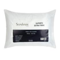 Travesseiro Suporte Extra Firme Percal 180 Fios Sonhare Prata Sultan