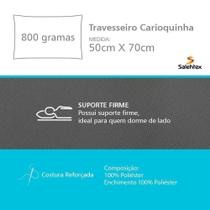 Travesseiro Suporte Firme Salehtex Carioquinha 50x70cm - Branco Travesseiro Suporte Firme Salehtex Carioquinha 50x70cm - Branco