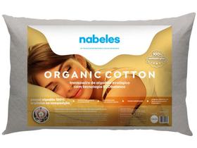 Travesseiro Tecnológico Organic Cotton com algodão Ecológico - Nabeles