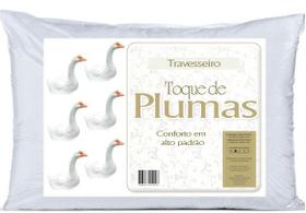 Travesseiro Toque De Pluma em Microfibra Peletizada 68X48cm