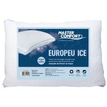 Travesseiro Toque de Pluma Europeu Ice Refrescante Antialérgico 50cmx70cm Master Comfort