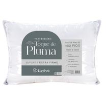 Travesseiro Toque de Pluma Lavive 400 Fios Suporte Extra Firme Travesseiro Toque de Pluma Lavive 400 Fios Suporte Extra Firme