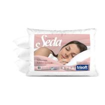 Travesseiro Toque De Seda Confortável 50x70 Lavável