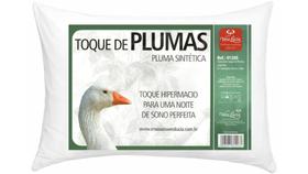 Travesseiro Toque Plumas Premium Vera Lucia Algodão 50X70Cm