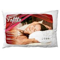Travesseiro Tradicional Confortável 65x45Cm Fibra Siliconada