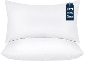 Travesseiro Utopia Bedding 41x61 cm Branco Pacote com 2 Travesseiro Utopia Bedding 41x61 cm Branco Pacote com 2