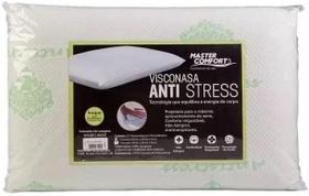 Travesseiro Visco Anti-Stress Sem Fio 16cm Carbono Verde - Master Comfort