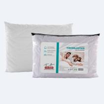 Travesseiro Visco Flocos Espuma Viscoelástica antialérgico 50x70cm