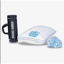 Travesseiro Visco Gel Ice ou Bamboo Ajustável Flocos de Memória 50x70 antialérgico hipoalergênicos