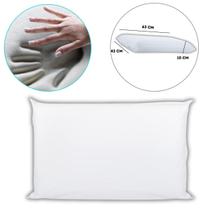 Travesseiro Viscoelástico Basic Sky Antiácaro, Hipoalergênico e Termossensível Alívio Cervical e Sono Perfeito Entrega Rápida Travesseiro Viscoelástico Basic Sky Antiácaro, Hipoalergênico e Termossensível Alívio Cervical e Sono Perfeito Entrega Rápida