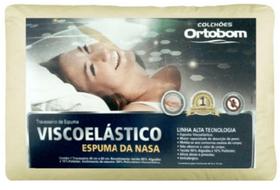 Travesseiro Viscoelastico - Espuma da NASA - Ortobom