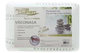 Travesseiro Viscoelástico Fibra de Bambu e Íons de Prata - Master Comfort