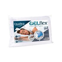 Travesseiro Viscoelástico Gelflex Nasa GN1100 c/ Capa Percal 200 Fios p/Fronha (50x70) - Duoflex