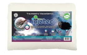 Travesseiro Viscoelástico Nasa Injetec Adaptação e Bem-Estar Total