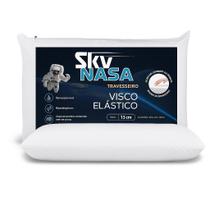 Travesseiro Viscoelástico Sky NASA Basic Antialérgico, Com Capa Lavável Travesseiro Viscoelástico Sky NASA Basic Antialérgico, Com Capa Lavável