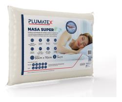 Travesseiro Viscoelástico Super Nasa 14cm Altura Plumatex Travesseiro Viscoelástico Super Nasa 14cm Altura Plumatex