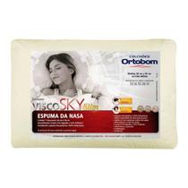 Travesseiro Viscoelástico Visco Sky Slim (38x58) - Ortobom