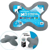 Travesseiro Xo Stress Antistress Fibra Grafite - 50X70cm