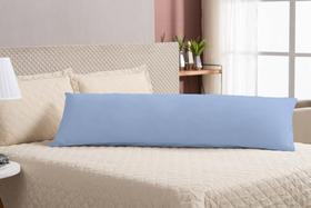 Travesseiro Xuxão Com Fronha 90Cm Enchimento Algodão Azul