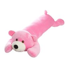 Travesseiro Xuxão de Corpo Urso Rosa em Pelúcia Satin 1,10m Ideal para Relaxar Travesseiro Xuxão de Corpo Urso Rosa em Pelúcia Satin 1,10m Ideal para Relaxar