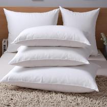 Travesseiros BAIXO e MACIO tecido de Algodão percal 180 fios em Lavavel 70x50 cm KIT 02 unidades enchimento de silicone - SAFIRA ENXOVAIS