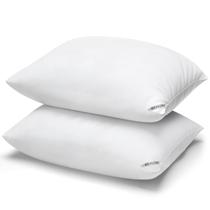 Travesseiros para Cama Piwaal 2 Unidades Tamanho Padrão Alternativa de Plumas Travesseiros para Cama Piwaal 2 Unidades Tamanho Padrão Alternativa de Plumas
