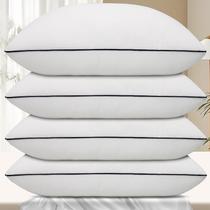 Travesseiros para Cama Vorouhals Kit com 4 Unidades Tamanho Padrão 43x66cm com Tecnologia Refrescante