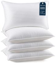 Travesseiros Utopia Bedding Standard/Queen Size (brancos), conjunto de 4