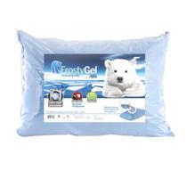 Travesseseiro Fibrasca Frostygel - Conforto Térmico e Macio - Lavável em Máquina