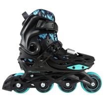 Traxart Patins Freemix Infantil ajustável Abec9 - Preto