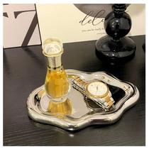 Tray Conviv Ceramic Jewelry Perfume Ring Key Silver