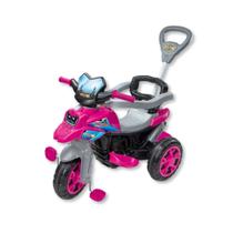 Trciclo passeio e pedal moto trail rosa - maral Trciclo passeio e pedal moto trail rosa - maral