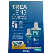 Trea Lens 480ml Estojo Solução Multiuso Trea Lens 480ml Estojo Solução Multiuso