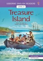 Treasure Island - Usborne English Readers - Level 3 - Book With Activities And Free Audio -