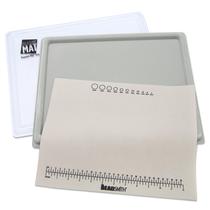 Treasure Mat Tray para fabricação de joias The Beadsmith Grey