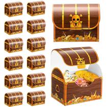 Treasure Treat Chest Boxes Chinco Pirate Theme Party (48)
