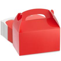 Treat Boxes Juvale Sustainable Greetings, pacote com 24 unidades vermelhas